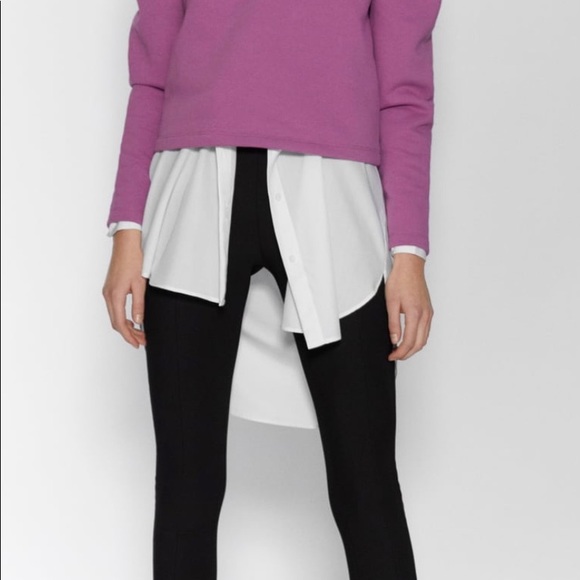 NEW LILAC BALLOON SLEEVE SWEATSHIRT, S - Zara - Picture 2 of 6